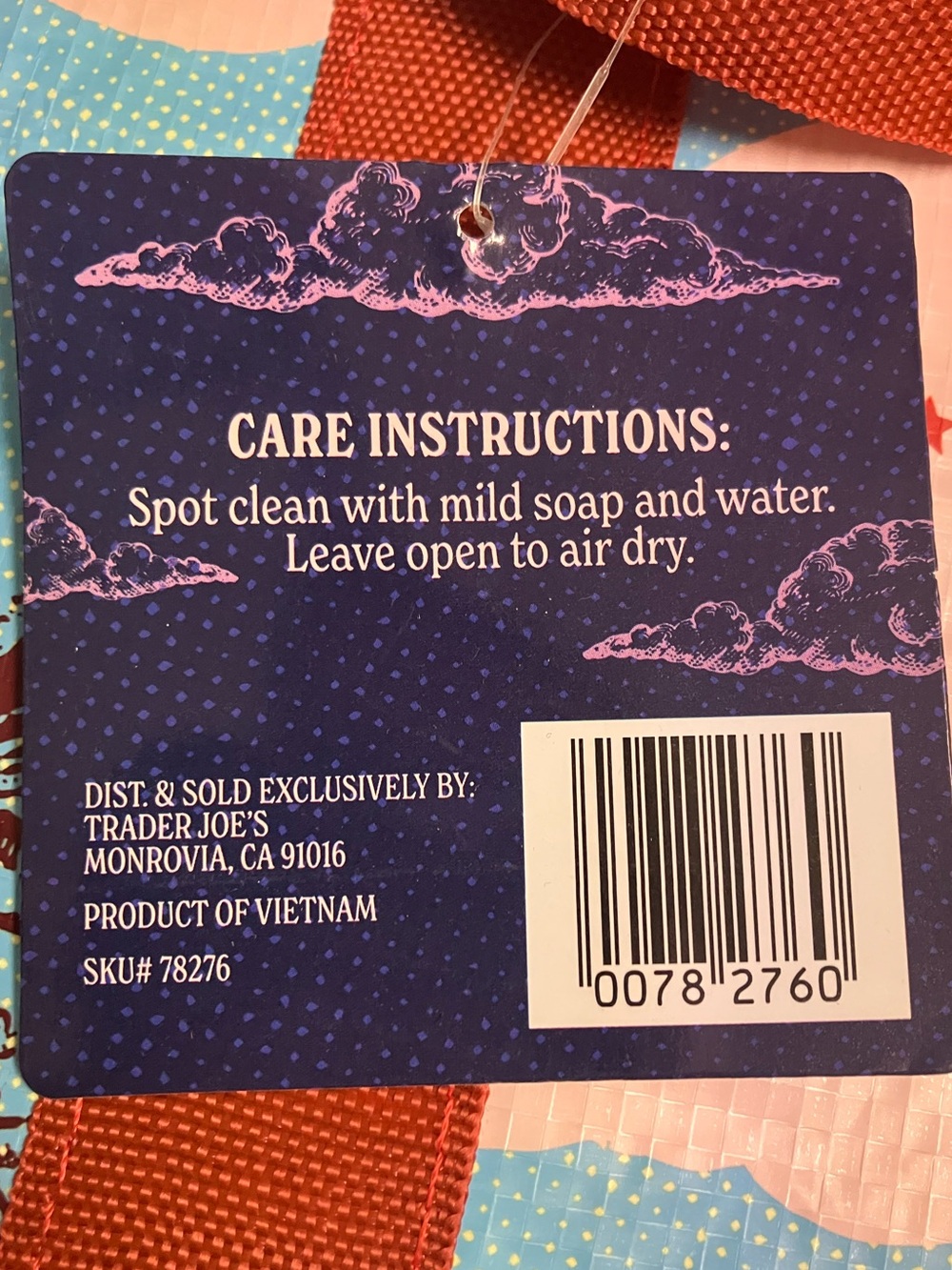 Trader Joe's Stand-Up Collapsable Grocery Tote - Picture 4 of 4